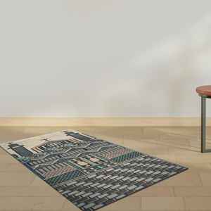 Vintage Design Printed <b>Rug</b> - Green Prayer Islamic Muslim <b>Rug</b>,Nonwoven Soft <b>Rug</b> - Product Image 3