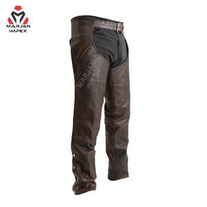 Pantalones de Motociclista de Cuero para Hombre, Protección de Piel de Vaca, para Viajes, Cruceros y Uso en Carretera - Product Image 1