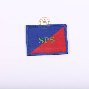 Parche de toalla de chenilla tejido de diseño personalizado, parches bordados con letras para planchar, para decoración de ropa, insignias bordadas cosidas con cuentas - Product Image 3