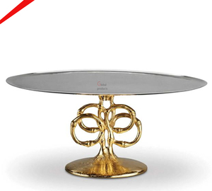 Nouvelle arrivée argent et or designer gâteau stand pour hôtel restaurant et bar - Product Image 4