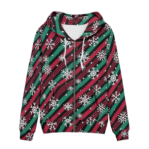 Pull à capuche à fermeture éclair oversize pour homme, coupe ajustée, streetwear - Product Image 4