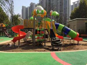 Toboggan de terrain de jeu pour enfants en plastique pour enfants - Product Image 4