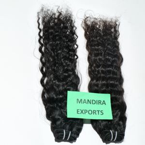 ผมชาวอินเดียแบบไม่ผ่านกระบวนการผม100% บริสุทธิ์ผมหยิกผมคนขายส่ง - Product Image 2