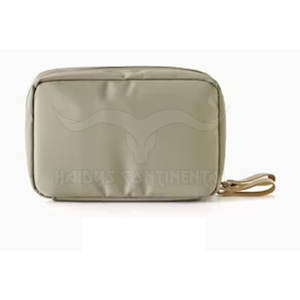 Bolsa de maquillaje Cordura ligera del fabricante de Pakistán Bolsa de tocador de moda de color sólido con cierre de cremallera - Product Image 2