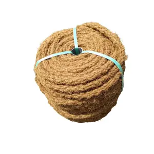 COIR ROPE IN VIETNAM HIGH QUALITY PACKED IN ROLLS LENGTH 200M CUSTOMIZED SIZE ECO FRIENDLY BEST PRICE / Ms.Kate (+84) 37 3636171