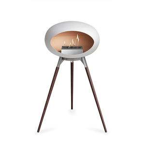 Современный дизайнерский биокамин на этаноле с эффектом живого пламени, отдельностоящий, из чугуна, высококачественная художественная спиртовая печь для вилл и отелей - Product Image 2