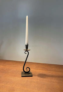 Bougeoir en fer forgé de luxe en or noir fabriqué à la main Vintage Design Style noël décor à la maison cadeau - Product Image 5