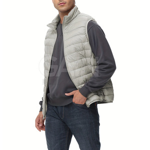 Chaleco Acolchado para Hombre, Personalizado con Logotipo, de Poliéster, Impermeable, Transpirable, para Uso en Exteriores en Invierno, Venta al Por Mayor - Product Image 5