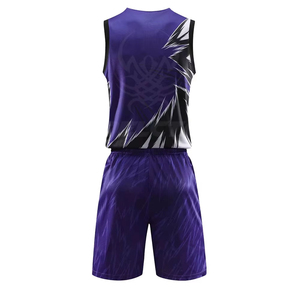 Uniforme de Baloncesto Ligero de Estilo Único, Uniforme de Baloncesto de Color Sólido de Alta Calidad para Adultos - Product Image 3