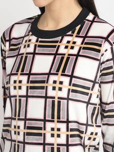 Último elegante bloque impreso chándal al por mayor Logo Otoño e Invierno nuevo Casual suéter chaqueta ropa deportiva terciopelo Jogger chándal - Product Image 2