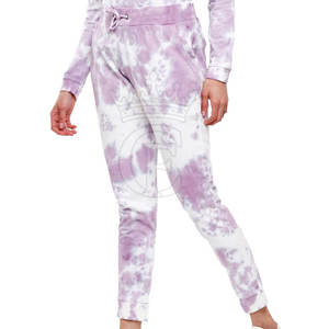 Pantalon décontracté en coton à quantité minimale de commande basse pour femmes, taille haute, vêtements d'extérieur droits pour femmes - Product Image 2