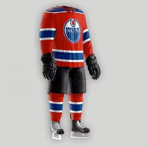 Custom Sublimation Sports Ice Hockey Uniform Oversize Wholesale Ice Hockey Uniforms Including Jersey <b>Socks</b> and Short MS-IHU-01 - Product Image 5