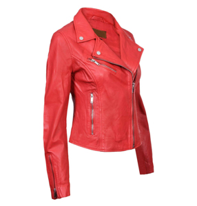 High Quality 2026 in Demand Women's Genuine Leather Eco-Friendly <b>Racer</b> <b>Jacket</b> with Corduroy Design Custom - Product Image 5