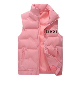 Vestes bomber matelassées sans manches de haute qualité à la mode, col montant, veste matelassée pour homme, gilet - Product Image 3