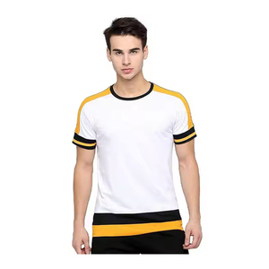 2025 venta al por mayor Camiseta de cuello redondo para hombres 100% tela de algodón de manga corta logotipo impreso personalizado camiseta de talla grande para hombres - Product Image 1