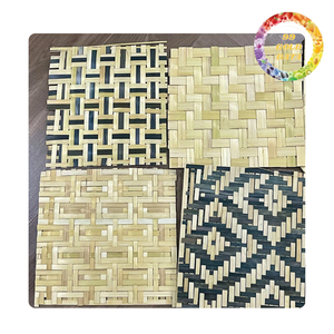 Sangle en bambou avec différents motifs de tissage du Vietnam | Sangle en bambou naturel - Product Image 1