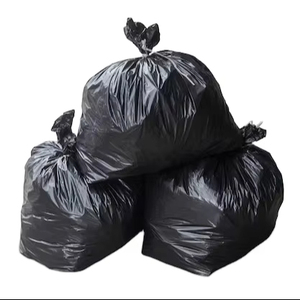 ถังขยะสีดำสำหรับใช้งานหนัก33x39ซม. 60ไมครอนถุงขยะรีไซเคิลได้32-45แกลลอนวัสดุ HDPE สำหรับบ้าน - Product Image 1