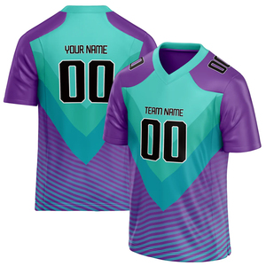 Camisetas de fútbol de sublimación personalizadas de secado rápido para adultos Logotipo de color personalizado 100% poliéster antibacteriano transpirable - Product Image 1
