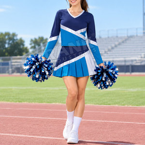 Custom Logo Hot Selling Latest Design High Quality Low Price Low Moq Women Full Sleeve <b>Cheerleading</b> Uniform - Product Image 4