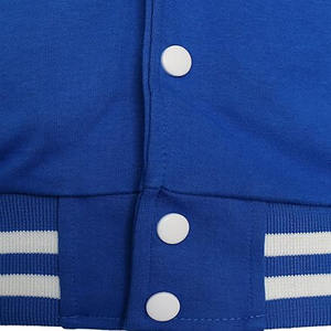 Veste d'université de baseball en tricot polaire de haute qualité pour hommes OEM Design rétro vintage saison d'hiver confortable manteau de grande taille - Product Image 4