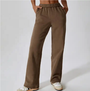 Pantalones de chándal holgados para mujer, pantalones de pierna ancha, pantalones de chándal informales a la moda para mujer al por mayor - Product Image 4