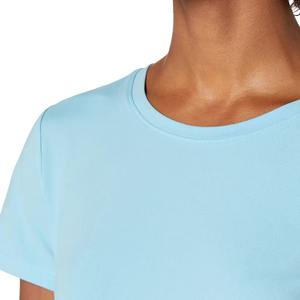 Camiseta informal de algodón 100% para mujer, transpirable y elegante con estampado de soplo, cómoda y cómoda - Product Image 5