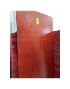 Apolloy MFG F17 Formply 3X6 4X8 pies Encofrado de madera contrachapada Plantilla de construcción roja Película negra Frente de madera contrachapada para hormigón - Product Image 5