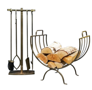 Soporte de troncos de metal con forma personalizada, último diseño, almacenamiento de madera, soporte de almacenamiento de leña de metal decorativo - Product Image 4