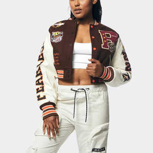 Durable Women Varsity <b>Jacket</b> - Custom Team Logo, Comfortable Fit, and Stylish Design - Product Image 1