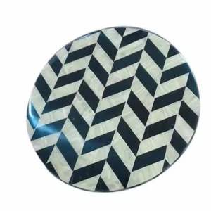 Handmade Modern Wooden Coasters Set Epoxy Resin <b>Coffee</b> Table Decorative Artwork Drink Mat & <b>Pads</b> for Tabletop Decoration - Product Image 2