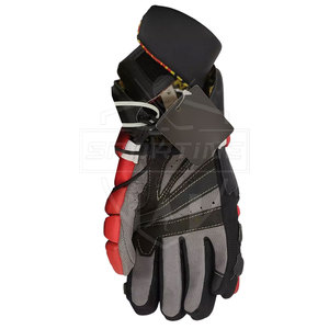 Gants de crosse personnalisés de haute qualité du Pakistan Service OEM conçus pour une utilisation par des adultes avec des poignées en cuir - Product Image 4