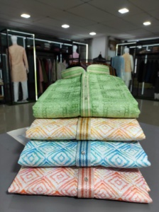 Travail prêt à l'emploi de broderie de séquence de crochet avec le tissu de mélange de coton de lin imprimé par Digital Kurt's - Product Image 5