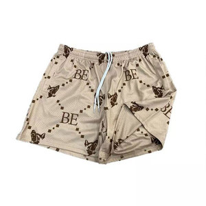 Fashionable Mens Sublimated Mesh Shorts Custom Printing Polyester Quick-Dry Fabric Shorts Perfect for Training and Daily Wear - Product Image 5