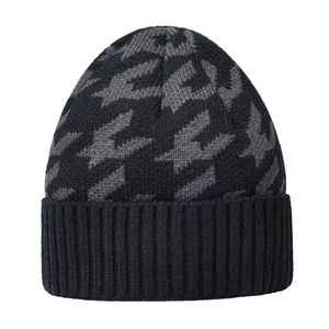 Bonnets d'hiver en laine tricotés avec logo personnalisable Bonnet unisexe 100% coton au design personnalisé pour hommes - Product Image 1