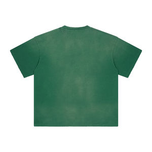 Camiseta personalizada de lavado ácido de 250Gsm para hombre, 100% de algodón de alta calidad, diseño de hombro caído, tela de punto inspirada en Vintage - Product Image 2