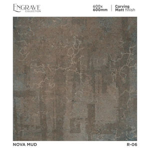 Designs modernes Carreaux vitrifiés émaillés en porcelaine de haute qualité 600x600mm Finition mate avec finition sculptée - Product Image 1