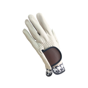 Gants de golf en cuir de mouton Cabretta personnalisés pour hommes femmes logo imprimé poignet extensible gauche droite taille sport - Product Image 2