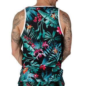 Camiseta sin Mangas para Hombre, 100% Algodón, Transpirable, Ligera, Cómoda y Elegante, para Verano y Playa, Venta al Por Mayor OEM - Product Image 6