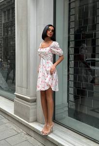 Robe midi décontractée élégante à col droit avec bretelles à nouer sur les épaules, en tissu satiné léger, pour tous les jours ou la plage - Product Image 6