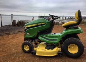 John Deere X950R Electric Ride-On Lawn Mower-Industrial Grade <b>Remote</b> <b>Control</b> for Farm Use - Product Image 4