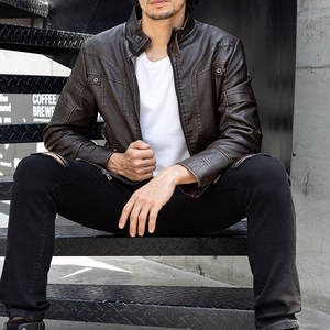 Vêtements à prix avantageux, vente en ligne, fabrication au Pakistan, qualité supérieure, style unique, veste en cuir - Product Image 5