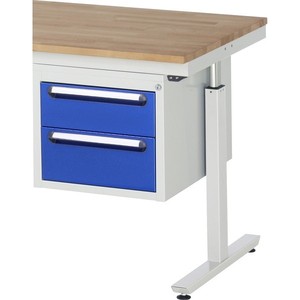 <b>Drawer</b> unit with 2 <b>drawers</b> as a base container 425 x 600 x 395 mm LxWxH - Product Image 1