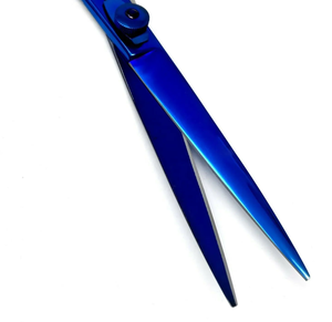 Ciseaux de barbier à bord de rasoir de haute qualité Lame en acier inoxydable entièrement personnalisée Outil de beauté de type droit - Product Image 5