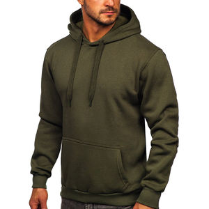 Sudadera con capucha lisa con logotipo personalizado para hombre, ropa de calle de gran tamaño, Jersey OEM, sudadera de lana, diseño personalizado, impresión bordada a granel - Product Image 4