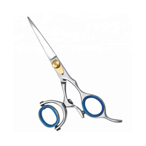 Profesional 6 pulgadas japonés Acero inoxidable giratorio pulgar peluquería tijeras maquinilla de afeitar borde espejo acabado afilado herramienta de belleza - Product Image 5