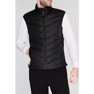Respirant hommes brillant doudounes surdimensionné hiver bulle vers le bas manteaux sans manches Gilet Streetwear gilet - Product Image 3