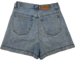 Vintage 90's Denim High Rise Shorts - 27 "Taille - Product Image 4