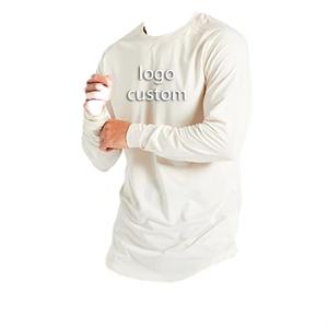 Camiseta de Cuello Redondo para Hombre, Corte Regular, con Logotipo Personalizado, Estilo Urbano, Ecológica, de Manga Larga, Tejido de Punto de 300 Gramos - Product Image 3