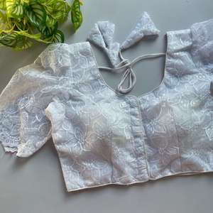 Party Wear Designer Embroidery And Hand Work <b>Readymade</b> Net Fully Stitched Ready To Wear <b>Blouse</b> - Product Image 5