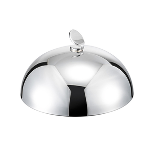 Plat de service alimentaire en acier inoxydable, cuisine dôme, buffet rond de luxe pour hôtel, couverture alimentaire, vente personnalisée - Product Image 6